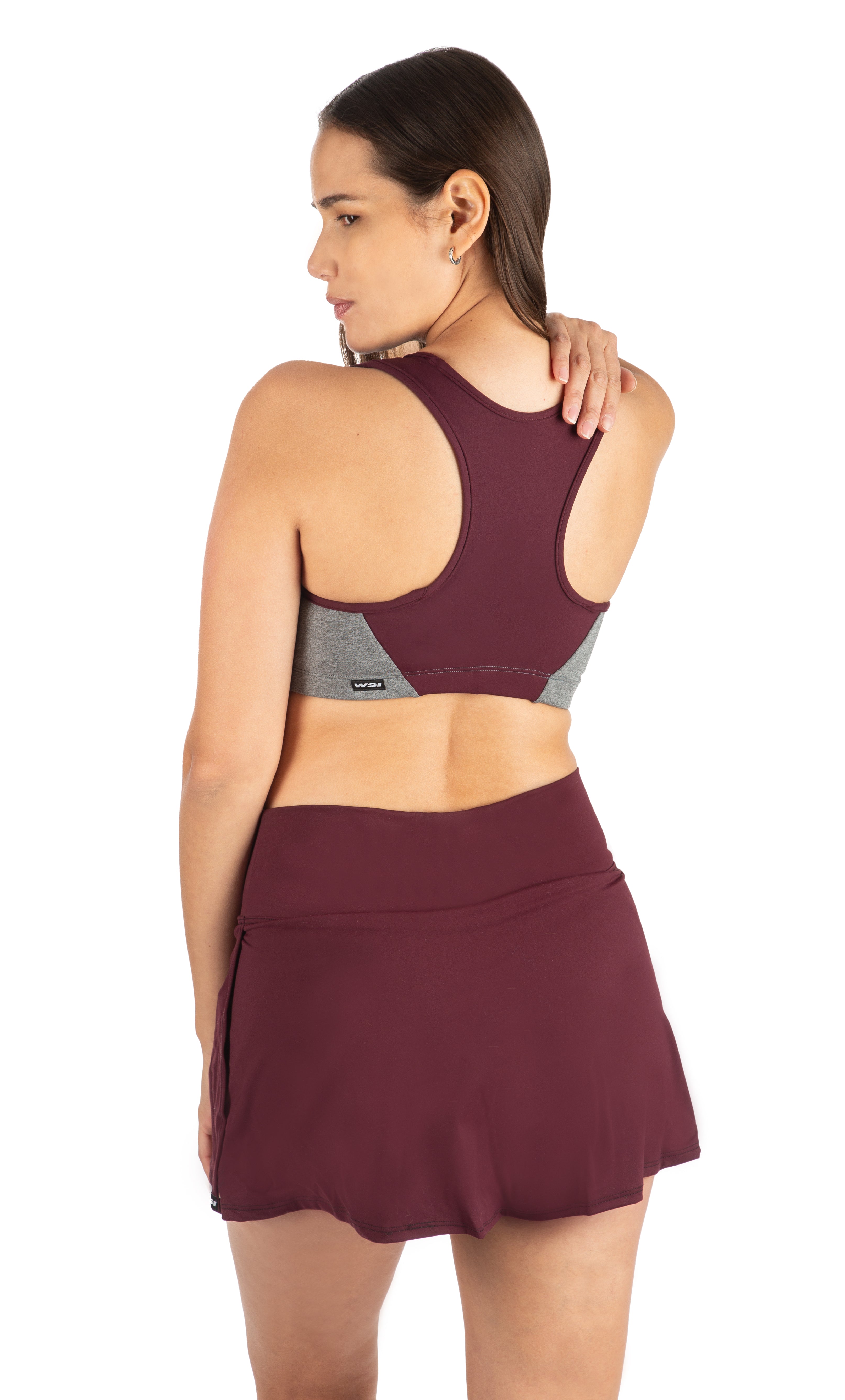 Activloops™ Heather Burgundy // Skort Set