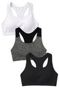 3-Pack Spandex Sports Bra Bundle