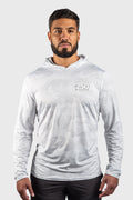 250th Mesh White Out Hoodie