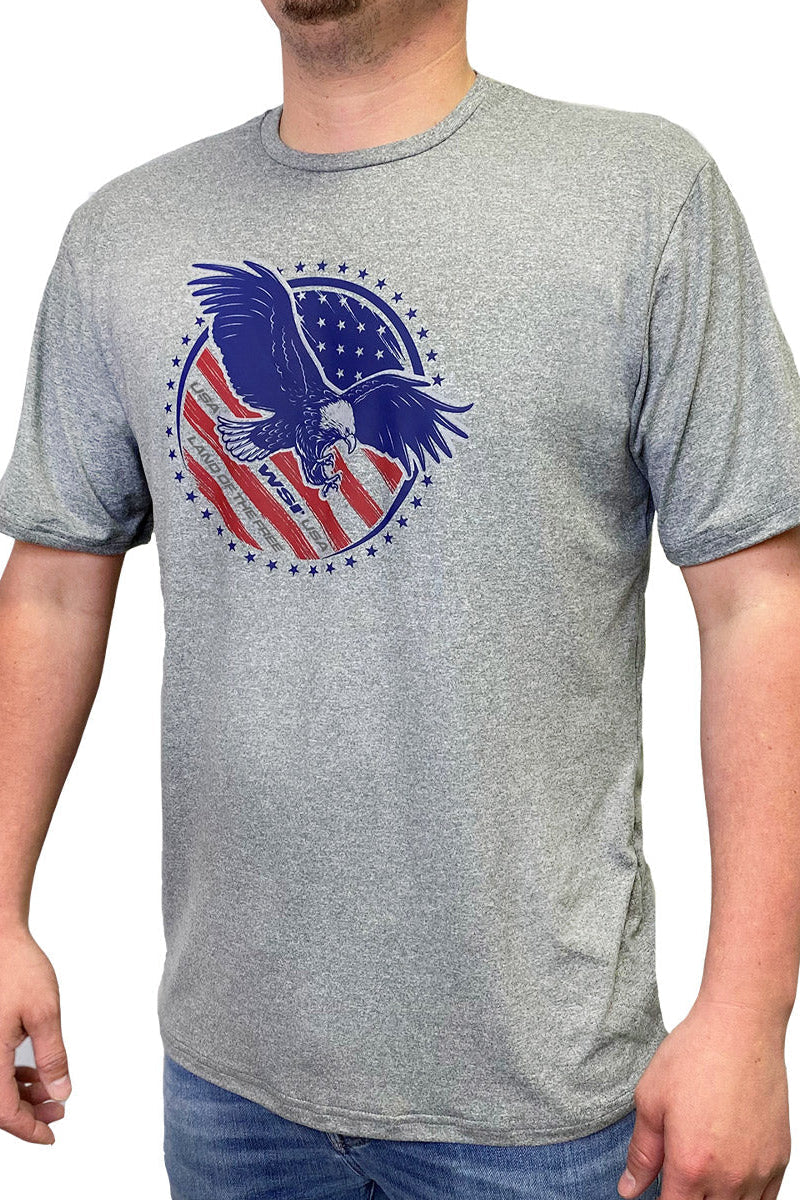 Land of the Free Men's SoftTECH™ Tee