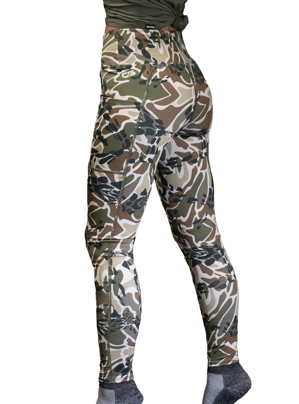 Wide Waistband Prym1 Woods Pocketed Legging