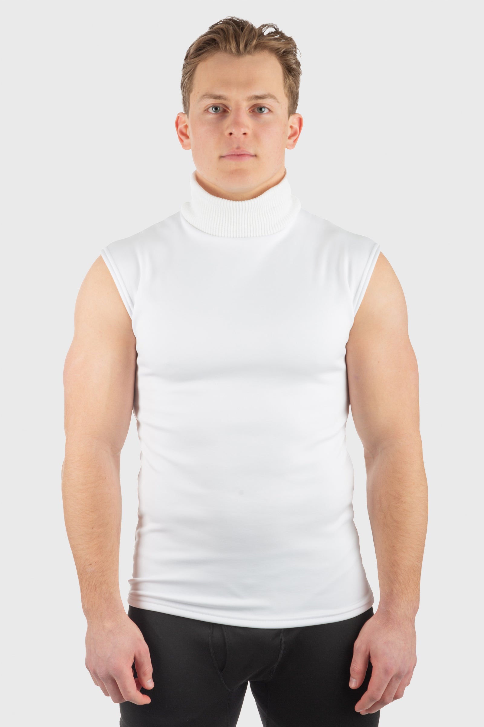 ProWikMax™ 8oz Sleeveless Shirt Ribbed Collar